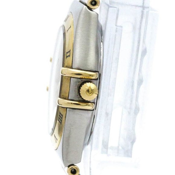 Polished OMEGA Constellation 18K Gold Steel Ladies Watch 1372.30 BF578003 - Picture 4 of 8